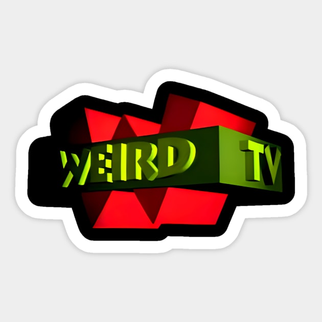 Weird TV Logo Sticker by Sudburied